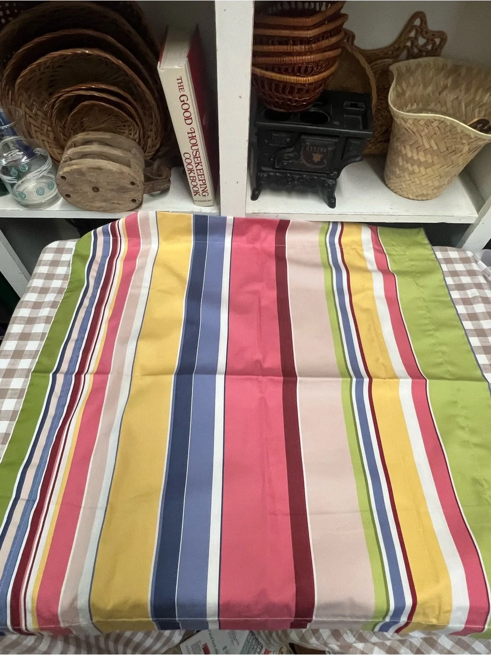 Pottery Barn euro shams stripe decor pillow